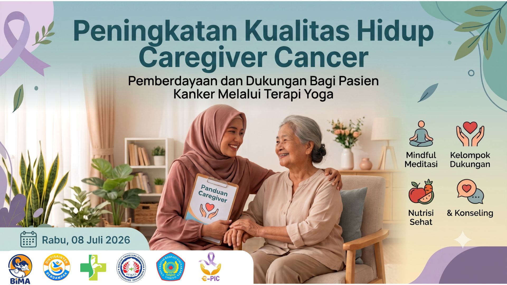 TERAPI YOGA UNTUK PENINGKATAN MOOD, PENURUNAN BEBAN PERAWATAN, DAN PENINGKATAN KUALITAS HIDUP PADA CAREGIVER CANCER